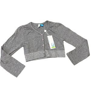 NWT Girls boutique brand BluByBlu Size 8 long sleeved button up top